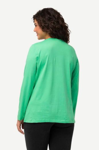 Plus size veliki brojevi Majica dugi rukavi okrugli izrez za punije