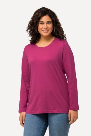 Plus size veliki brojevi Majica dugi rukavi okrugli izrez za punije