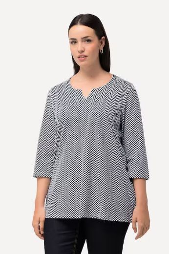Plus size veliki brojevi Majica A kroja za punije