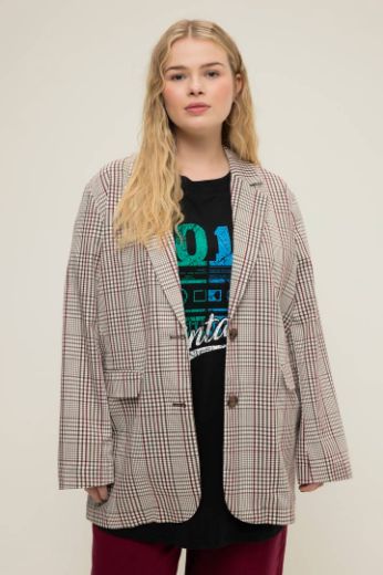 Plus size veliki brojevi Sako lagani karirani za punije