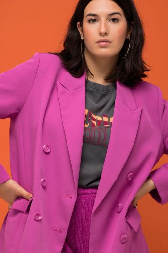Plus size veliki brojevi Sako s dvostrukim kopčanjem za punije