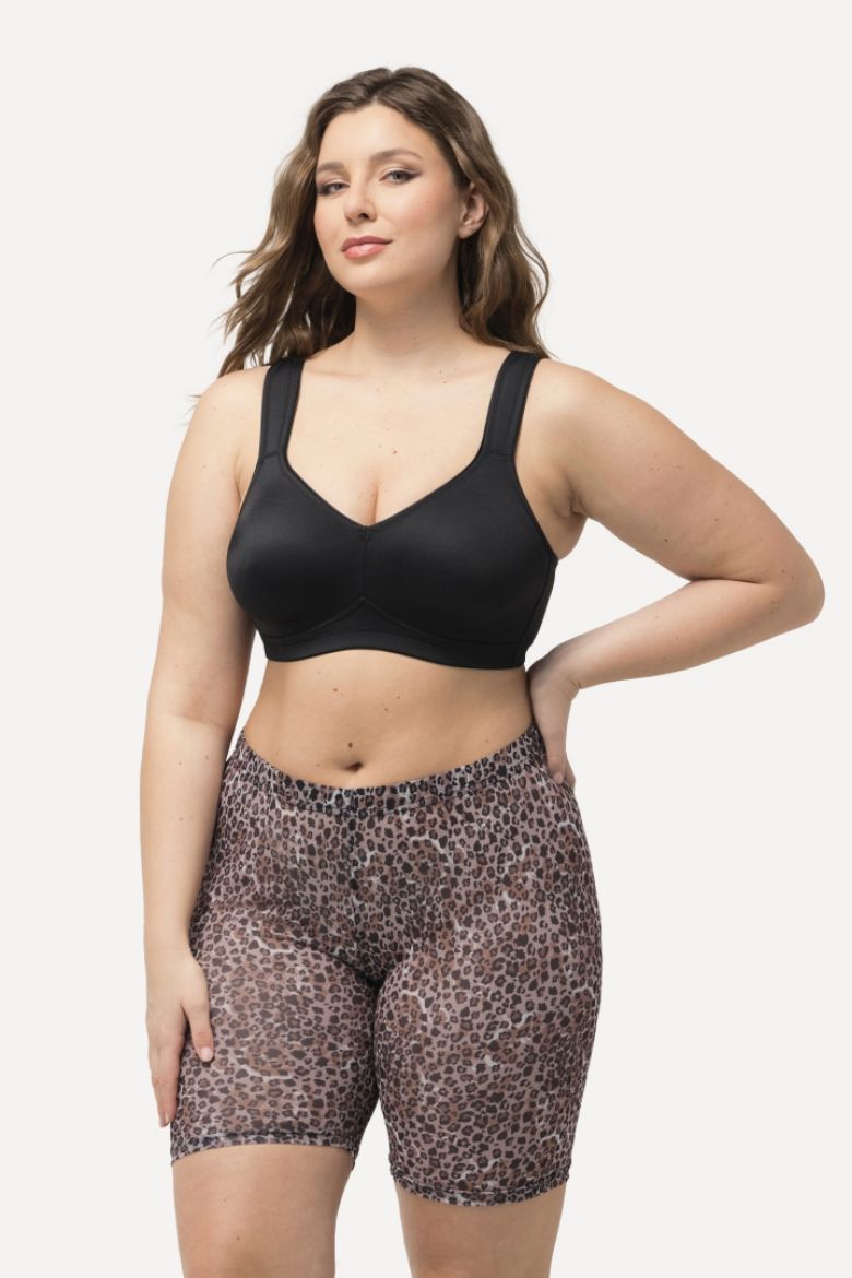 Plus size veliki brojevi Gaće produženih nogavica motiv leoparda za punije