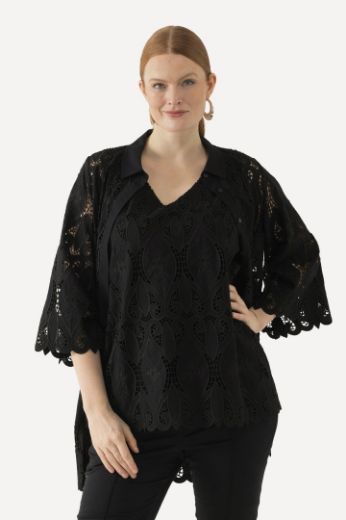 Plus size veliki brojevi Top od čipke za punije