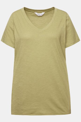 Plus size veliki brojevi Majica V ovratnika za punije