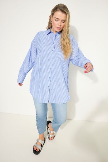 Plus size veliki brojevi Košulja dugih rukava širi model za punije