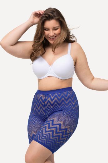 Plus size veliki brojevi Tajice biciklističke mrežaste za punije