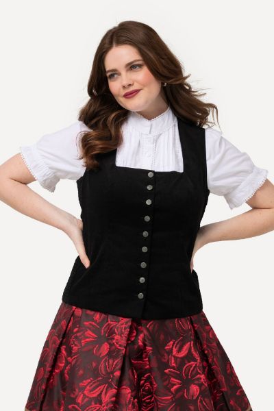 Veliki brojevi Bluza bez rukava četvrtastog izreza moda za punije