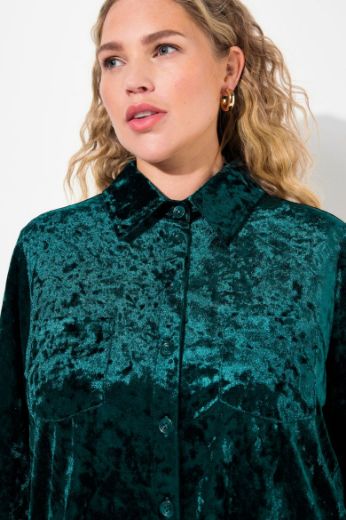 Plus size veliki brojevi Bluza od baršuna za punije
