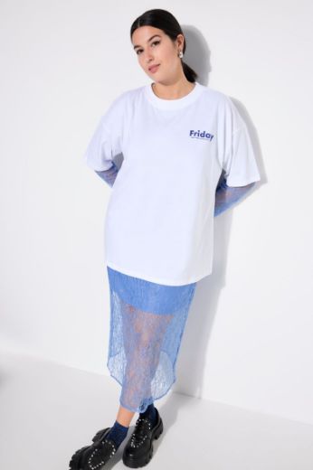 Plus size veliki brojevi Majica kratkih rukava s printom za punije