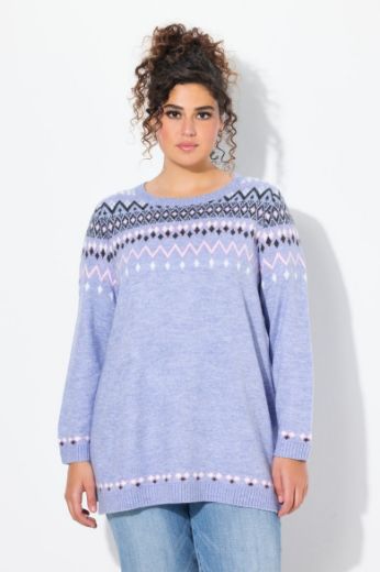 Plus size veliki brojevi Pulover dugih rukava za punije