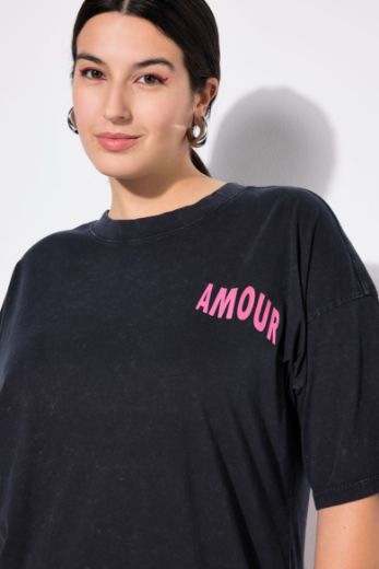 Plus size veliki brojevi Majica kratkih rukava s natpisom za punije