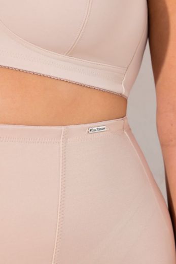 Plus size veliki brojevi Gaće stezne visokog struka s dodatkom čipke za punije