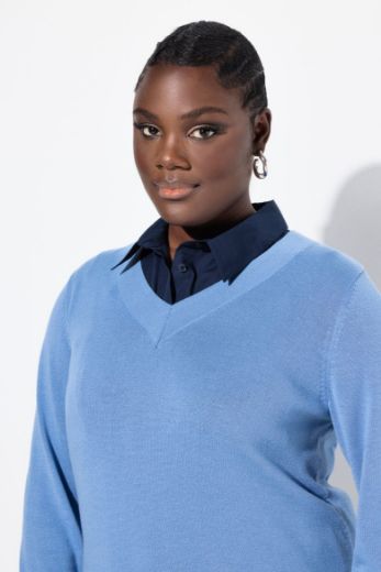 Plus size veliki brojevi Bluza bez rukava kraćeg kroja za punije