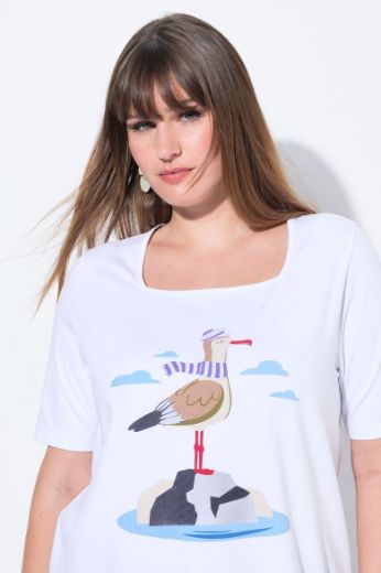 Plus size veliki brojevi Majica kratkih rukava A kroja za punije