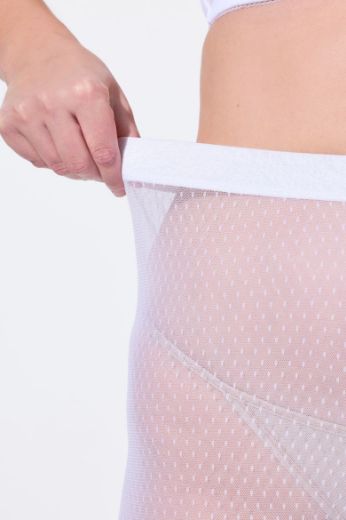 Plus size veliki brojevi Tajice biciklističke mrežaste za punije
