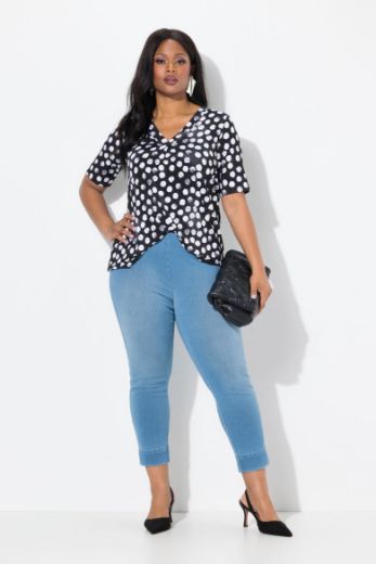 Plus size veliki brojevi Hlačw Capri za punije