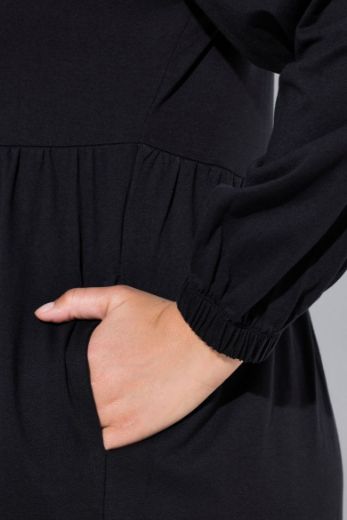 Plus size veliki brojevi Haljina s dugim rukavima za punije