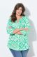 Veliki brojevi Bluza 3/4 rukava V ovratnika moda za punije