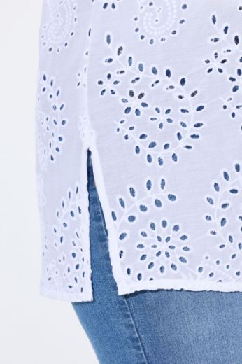 Plus size veliki brojevi Bluza s  ukrasnim vezom za punije