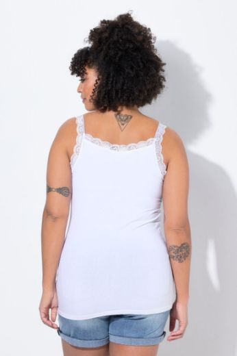 Plus size veliki brojevi Top s čipkastim detaljima za punije