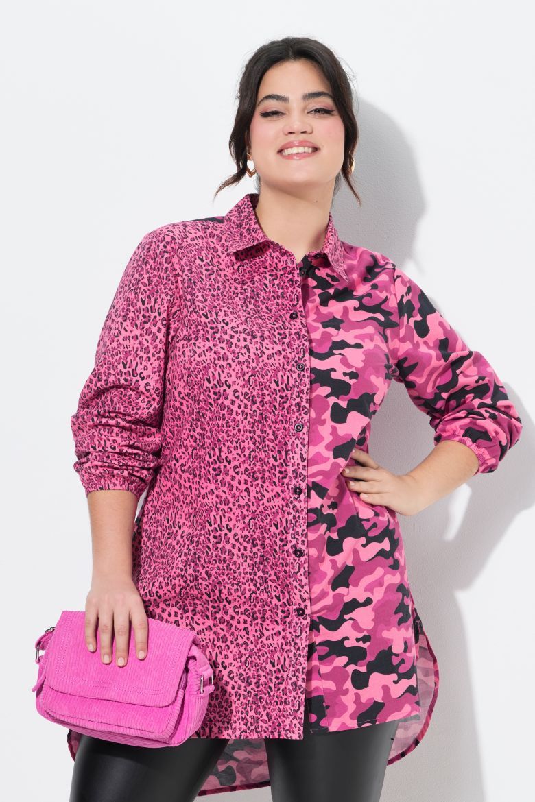 Plus size veliki brojevi Bluza s leopard uzorkom za punije