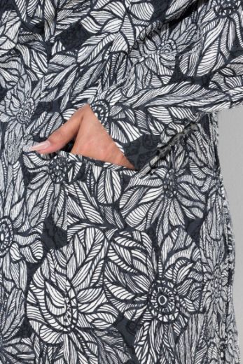 Plus size veliki brojevi Sako cvijetnog uzorka za punije