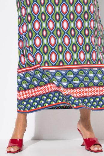 Plus size veliki brojevi Haljina maxi bez rukava A kroja za punije