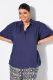Veliki brojevi Bluza kratkih rukava Polo ovratnika moda za punije