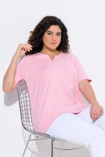 Plus size veliki brojevi Majica A kroj V ovratnik za punije