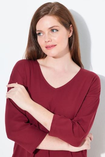 Plus size veliki brojevi Pidžama 3/4 rukava gornji dio za punije