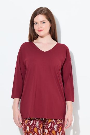 Plus size veliki brojevi Pidžama 3/4 rukava gornji dio za punije