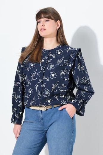 Plus size veliki brojevi Bluza dugih rukava A kroja za punije