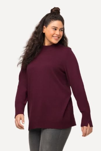 Plus size veliki brojevi Pulover povišenog ovratnika za punije