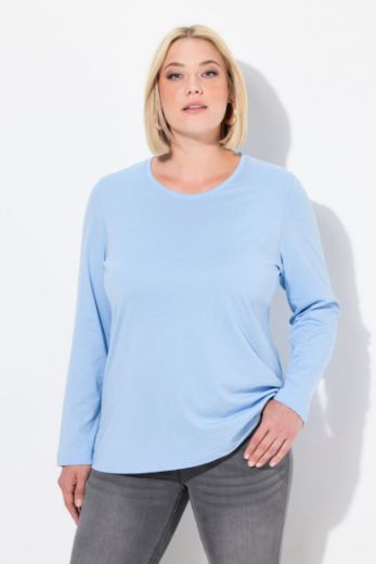 Plus size veliki brojevi Majica dugi rukavi okrugli izrez za punije