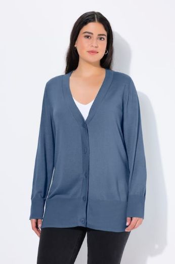 Plus size veliki brojevi Kardigan klasični V ovratnik za punije