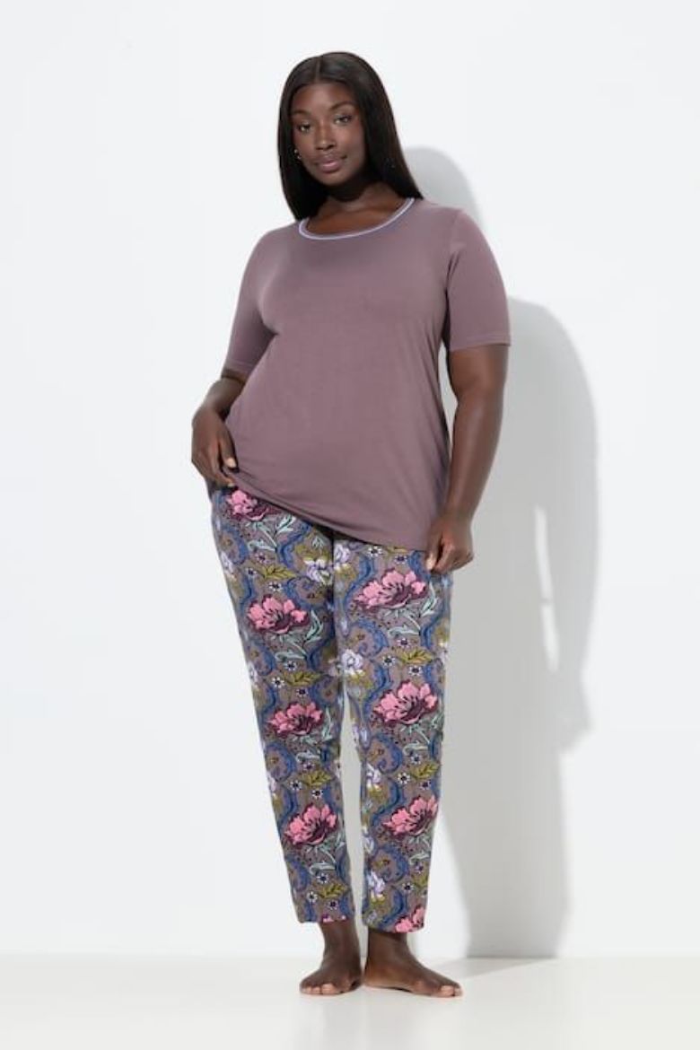 Plus size veliki brojevi Pidžama kratkih rukava za punije