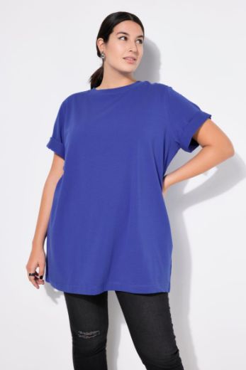 Plus size veliki brojevi Majica dugi model kratkih rukava za punije