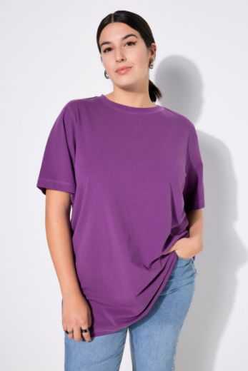 Plus size veliki brojevi Majica dugi model kratkih rukava za punije