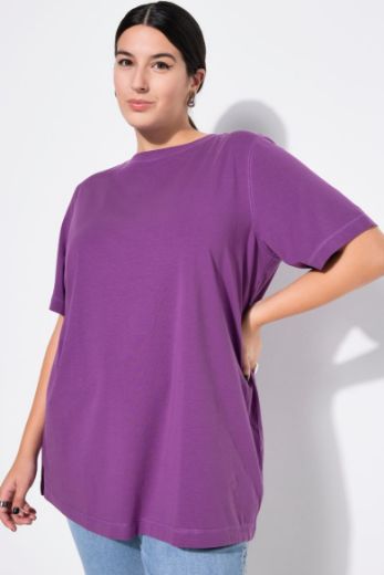 Plus size veliki brojevi Majica dugi model kratkih rukava za punije