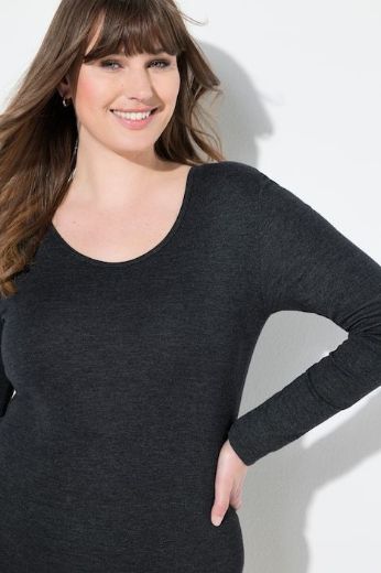 Plus size veliki brojevi Potkošulja dugih rukava termo za punije