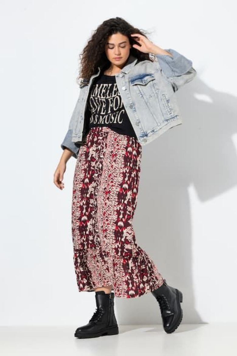 Plus size veliki brojevi Suknja maxi A kroja za punije