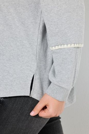 Plus size veliki brojevi Majica dugih rukava V ovratnika za punije