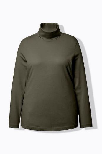 Plus size veliki brojevi Majica rol ovratnik za punije