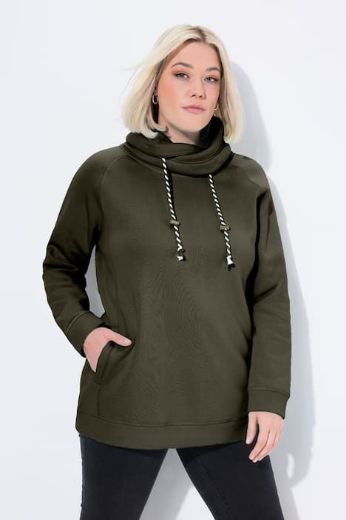 Plus size veliki brojevi Majica sportska s rol kragnom za punije