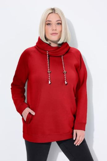 Plus size veliki brojevi Majica sportska s rol kragnom za punije