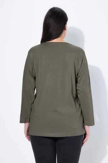 Plus size veliki brojevi Majica Basic dugi rukavi za punije