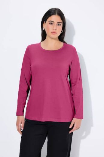 Plus size veliki brojevi Majica dugi rukavi okrugli izrez za punije