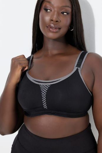 Plus size veliki brojevi Grudnjak sportski s podesivim naramenicama za punije