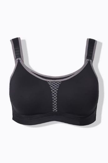 Plus size veliki brojevi Grudnjak sportski s podesivim naramenicama za punije