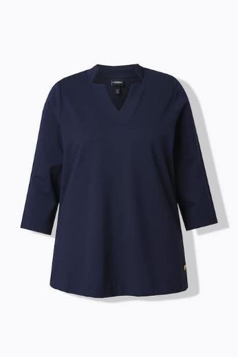 Plus size veliki brojevi Majica V ovratika za punije